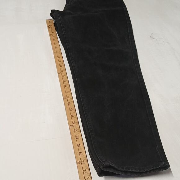 Vintage Riders women's high rise Denim Jeans size 10 Black charcoal mom jeans - Picture 8 of 13